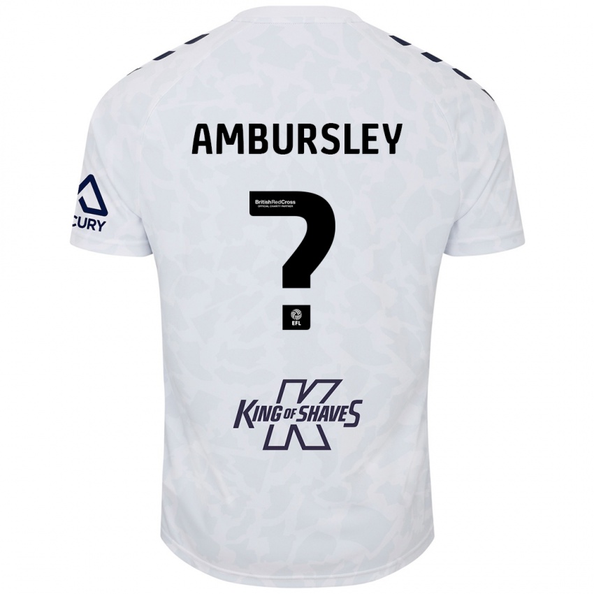 Niño Camiseta Conrad Ambursley #0 Blanco 2ª Equipación 2024/25 La Camisa Perú