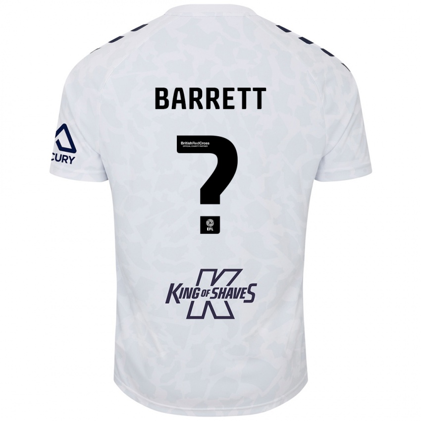 Niño Camiseta Marlow Barrett #0 Blanco 2ª Equipación 2024/25 La Camisa Perú