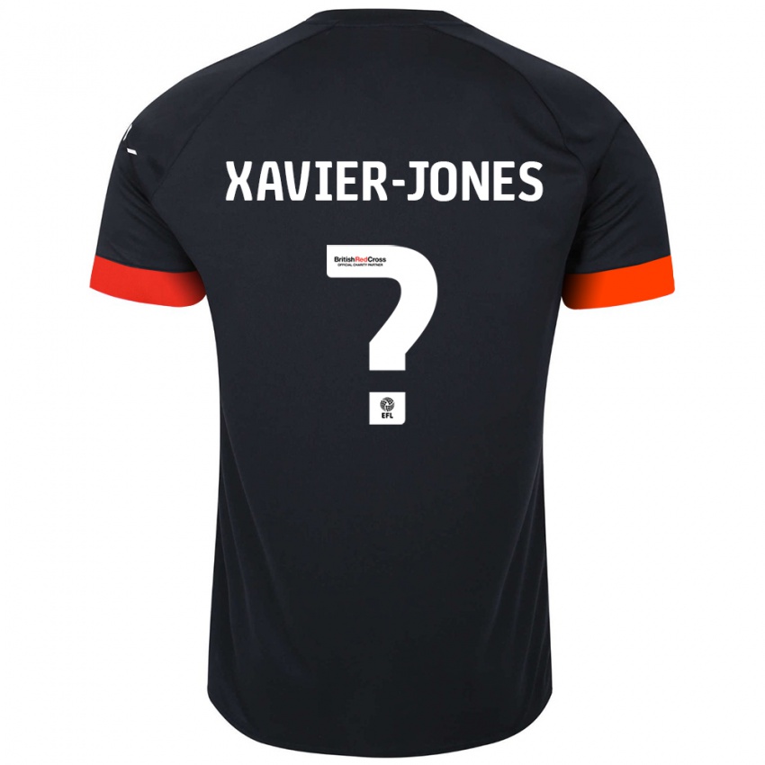 Niño Camiseta Tate Xavier-Jones #0 Negro Naranja 2ª Equipación 2024/25 La Camisa Perú