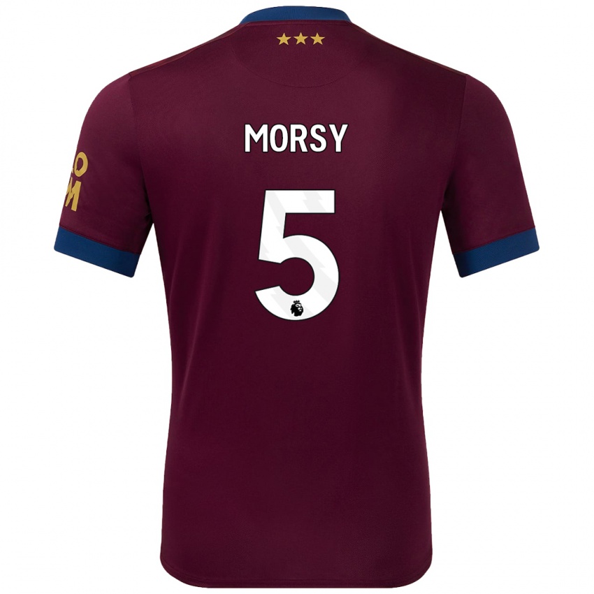 Niño Camiseta Samy Morsy #5 Marrón 2ª Equipación 2024/25 La Camisa Perú