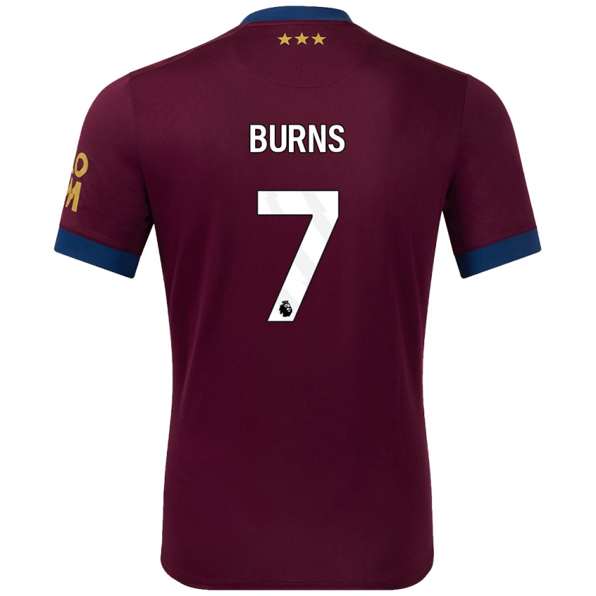 Niño Camiseta Wes Burns #7 Marrón 2ª Equipación 2024/25 La Camisa Perú