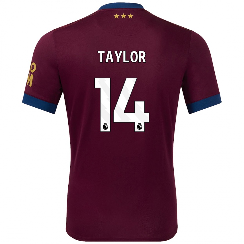 Niño Camiseta Jack Taylor #14 Marrón 2ª Equipación 2024/25 La Camisa Perú