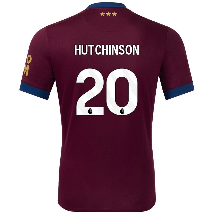 Niño Camiseta Omari Hutchinson #20 Marrón 2ª Equipación 2024/25 La Camisa Perú