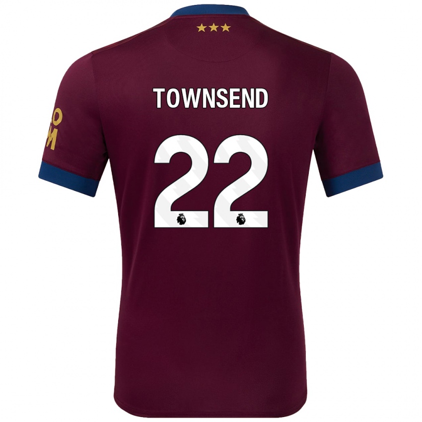 Niño Camiseta Conor Townsend #22 Marrón 2ª Equipación 2024/25 La Camisa Perú