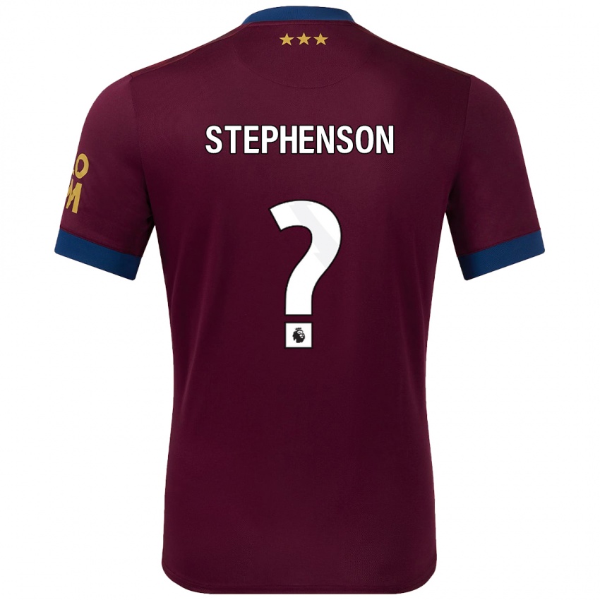 Niño Camiseta Sean Stephenson #0 Marrón 2ª Equipación 2024/25 La Camisa Perú