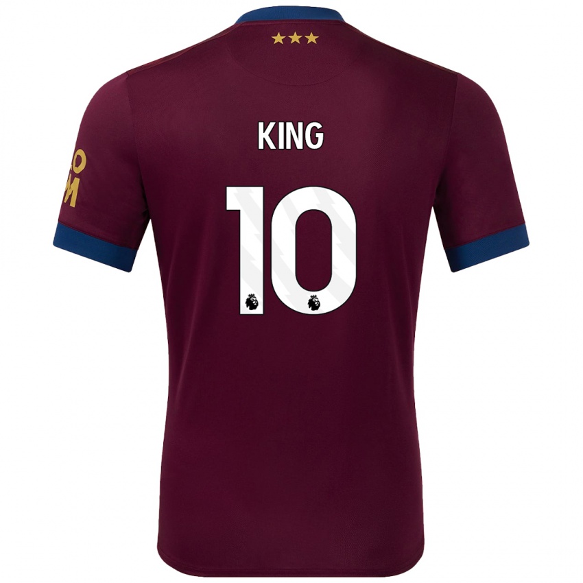 Niño Camiseta Eloise King #10 Marrón 2ª Equipación 2024/25 La Camisa Perú