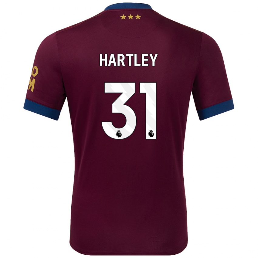 Niño Camiseta Laura Hartley #31 Marrón 2ª Equipación 2024/25 La Camisa Perú