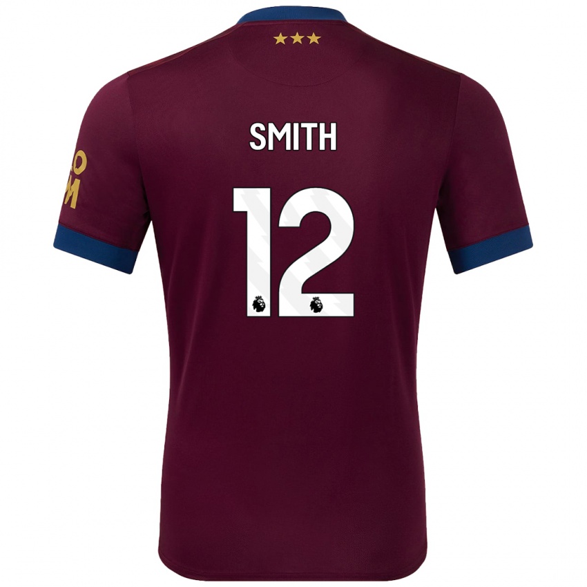 Niño Camiseta Olivia Smith #12 Marrón 2ª Equipación 2024/25 La Camisa Perú