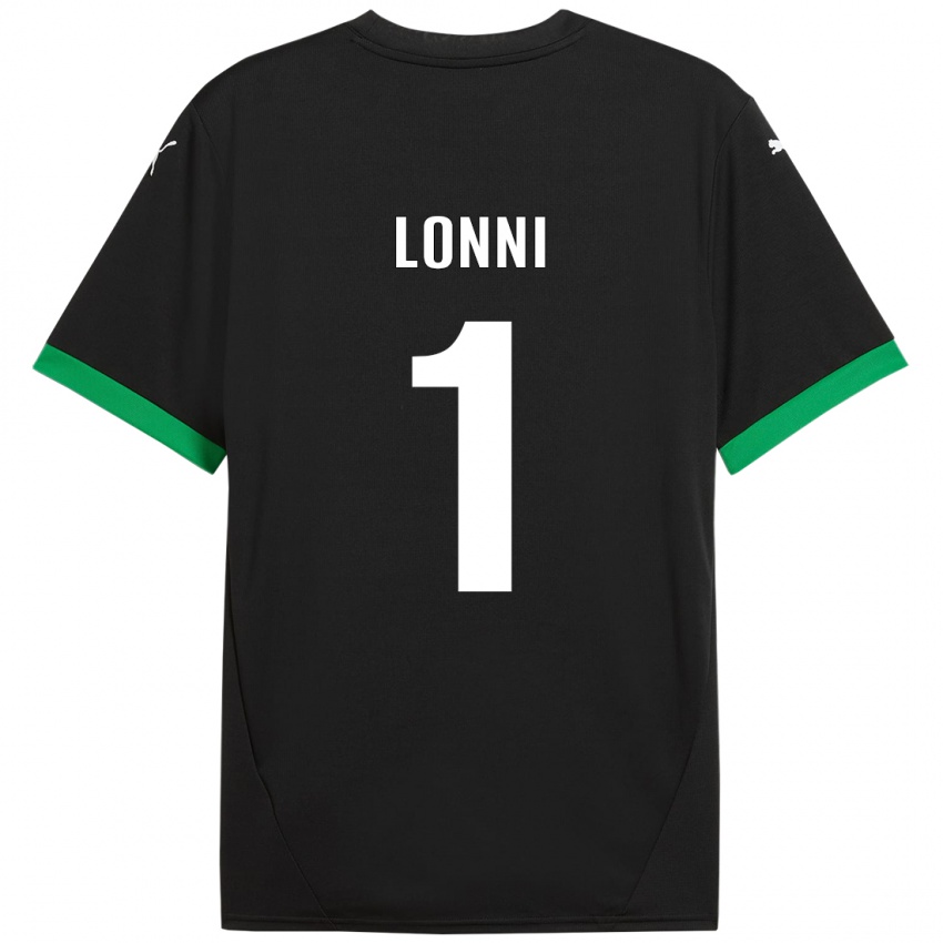 Hombre Camiseta Lia Lonni #1 Negro Verde Oscuro 1ª Equipación 2024/25 La Camisa Perú