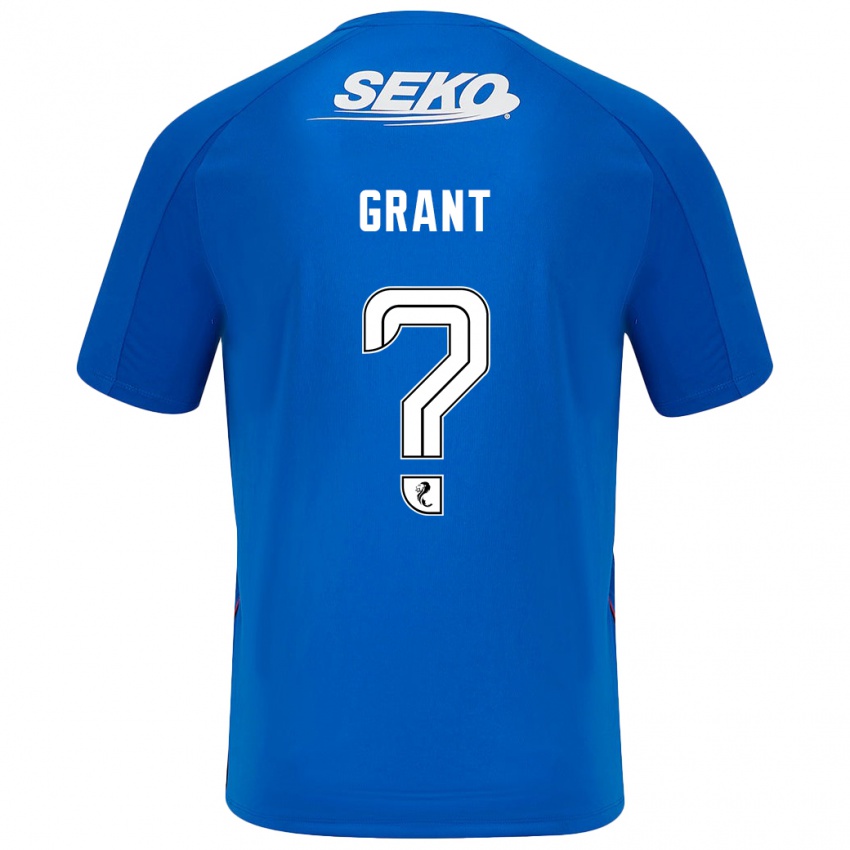 Hombre Camiseta Leyton Grant #0 Azul Oscuro 1ª Equipación 2024/25 La Camisa Perú