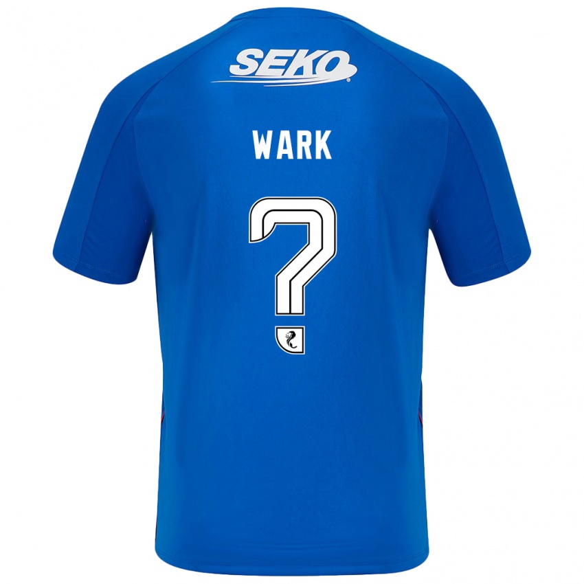 Hombre Camiseta Lyle Wark #0 Azul Oscuro 1ª Equipación 2024/25 La Camisa Perú