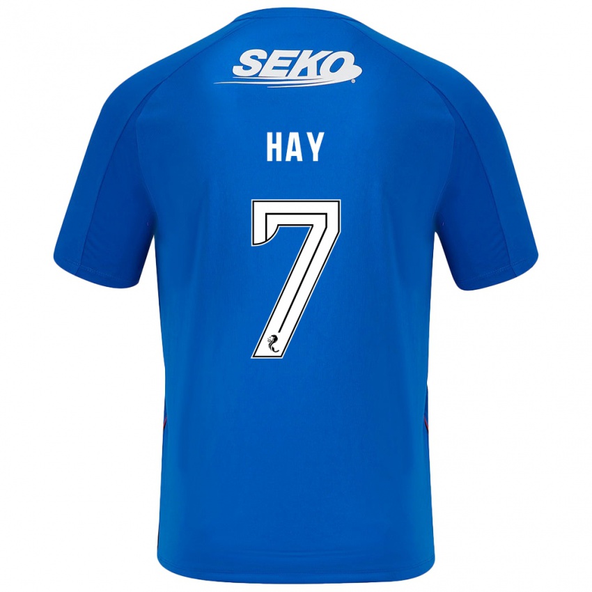 Hombre Camiseta Brogan Hay #7 Azul Oscuro 1ª Equipación 2024/25 La Camisa Perú