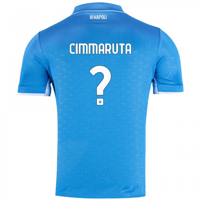 Hombre Camiseta Antonio Cimmaruta #0 Azul Cielo 1ª Equipación 2024/25 La Camisa Perú