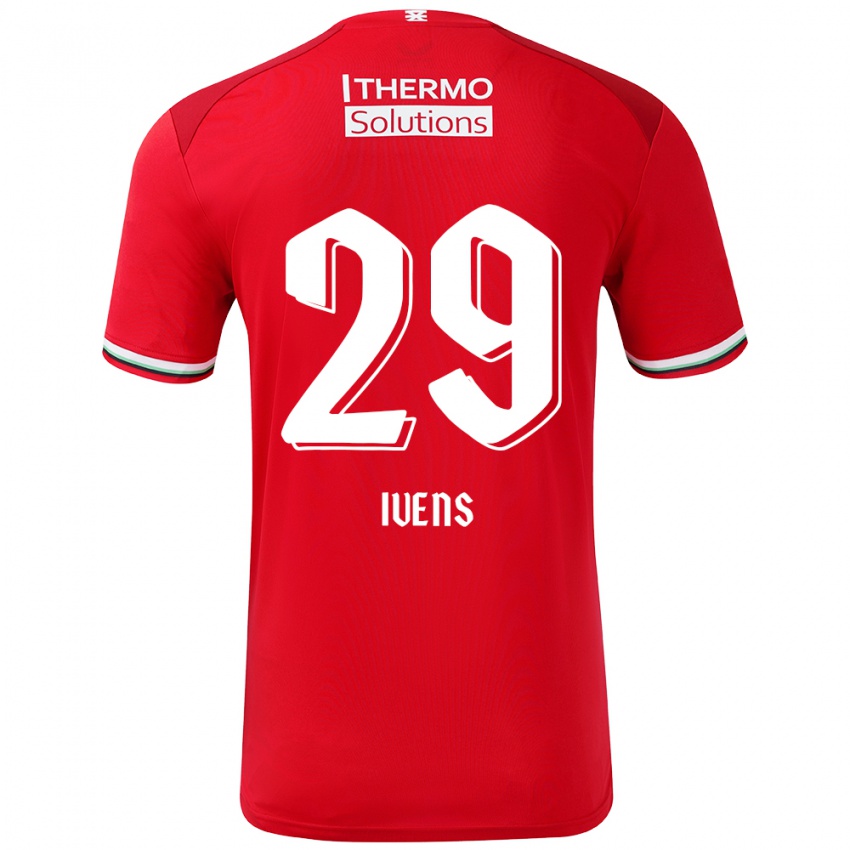 Hombre Camiseta Rose Ivens #29 Rojo Blanco 1ª Equipación 2024/25 La Camisa Perú