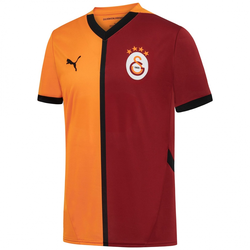 Hombre Camiseta Halil Dervişoğlu #21 Amarillo Rojo 1ª Equipación 2024/25 La Camisa Perú