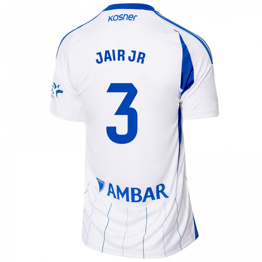 Hombre Camiseta Jair Amador #3 Rojo Blanco 1ª Equipación 2024/25 La Camisa Perú