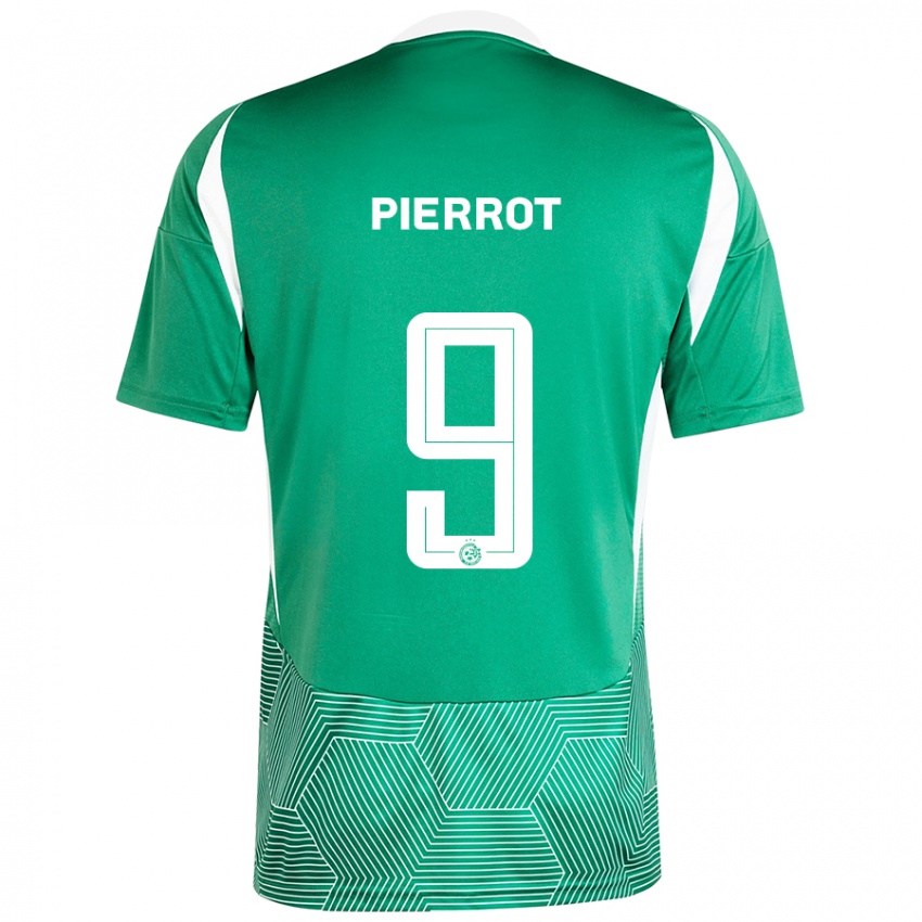 Hombre Camiseta Frantzdy Pierrot #9 Verde Blanco 1ª Equipación 2024/25 La Camisa Perú