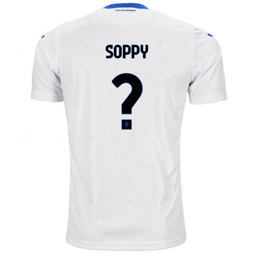 Hombre Camiseta Brandon Soppy #0 Blanco 2ª Equipación 2024/25 La Camisa Perú