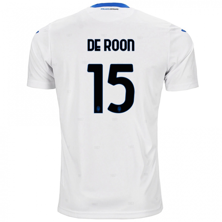 Hombre Camiseta Marten De Roon #15 Blanco 2ª Equipación 2024/25 La Camisa Perú