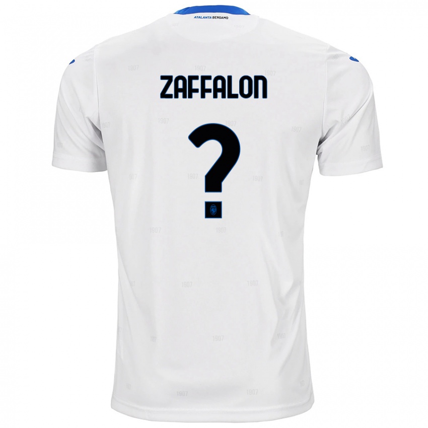 Hombre Camiseta Lorenzo Zaffalon #0 Blanco 2ª Equipación 2024/25 La Camisa Perú