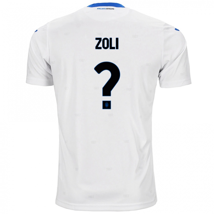 Hombre Camiseta Jacopo Zoli #0 Blanco 2ª Equipación 2024/25 La Camisa Perú