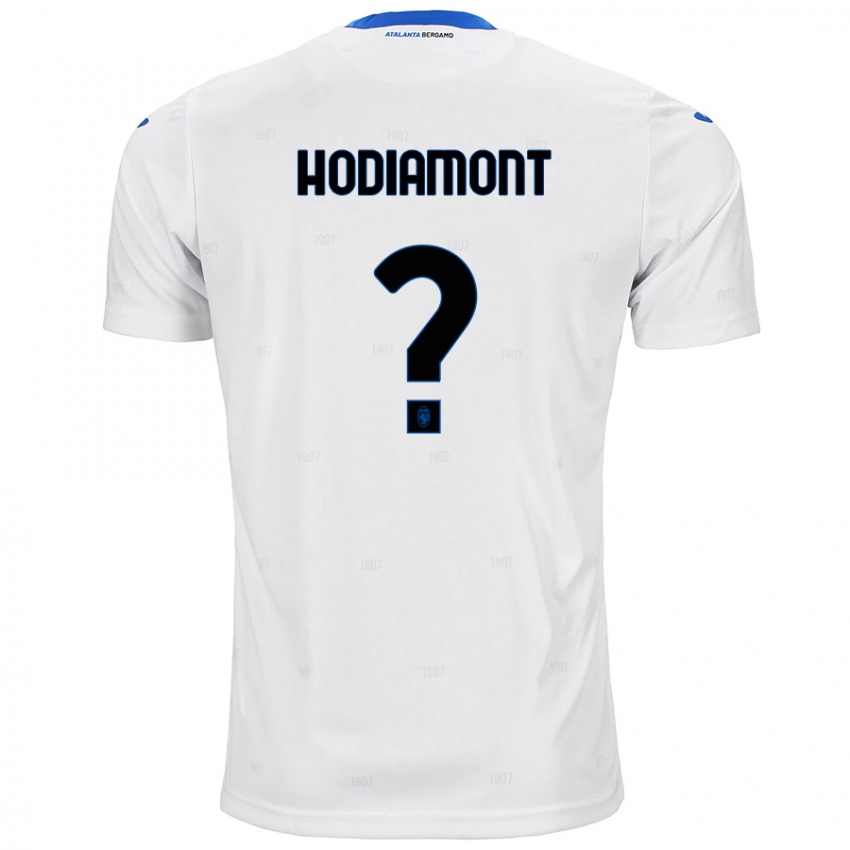 Hombre Camiseta Lyam Hodiamont #0 Blanco 2ª Equipación 2024/25 La Camisa Perú