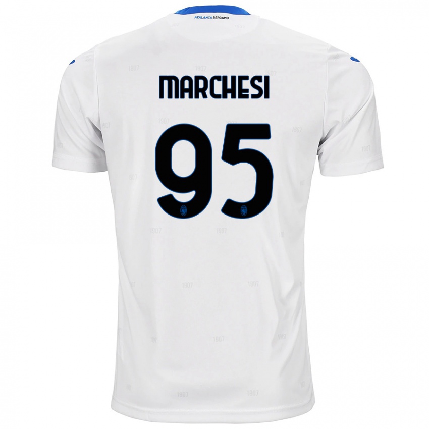 Hombre Camiseta Silvia Marchesi #95 Blanco 2ª Equipación 2024/25 La Camisa Perú