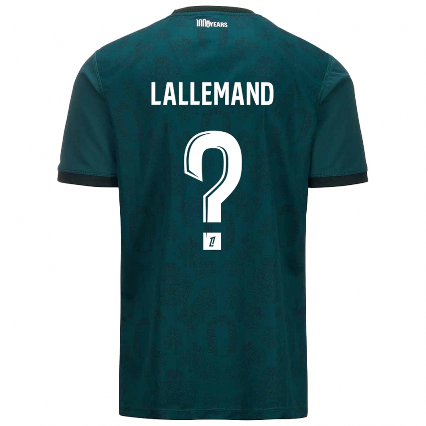 Hombre Camiseta Nassim Lallemand #0 Verde Oscuro 2ª Equipación 2024/25 La Camisa Perú