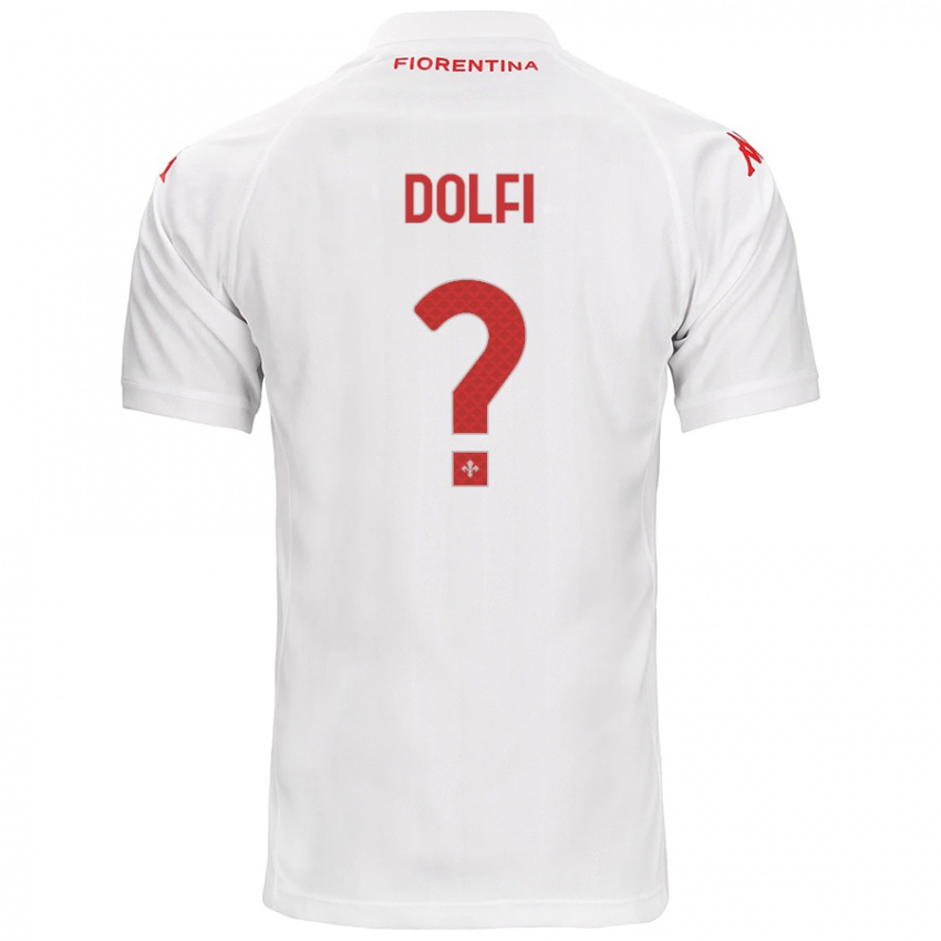 Hombre Camiseta Brando Dolfi #0 Blanco 2ª Equipación 2024/25 La Camisa Perú