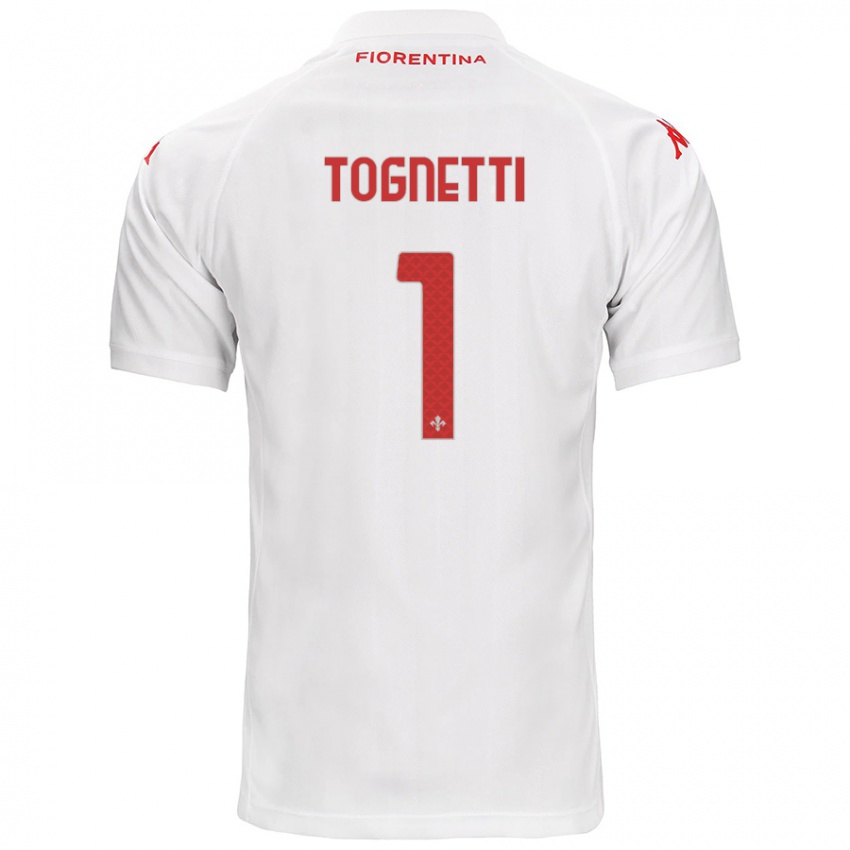 Hombre Camiseta Laerte Tognetti #1 Blanco 2ª Equipación 2024/25 La Camisa Perú