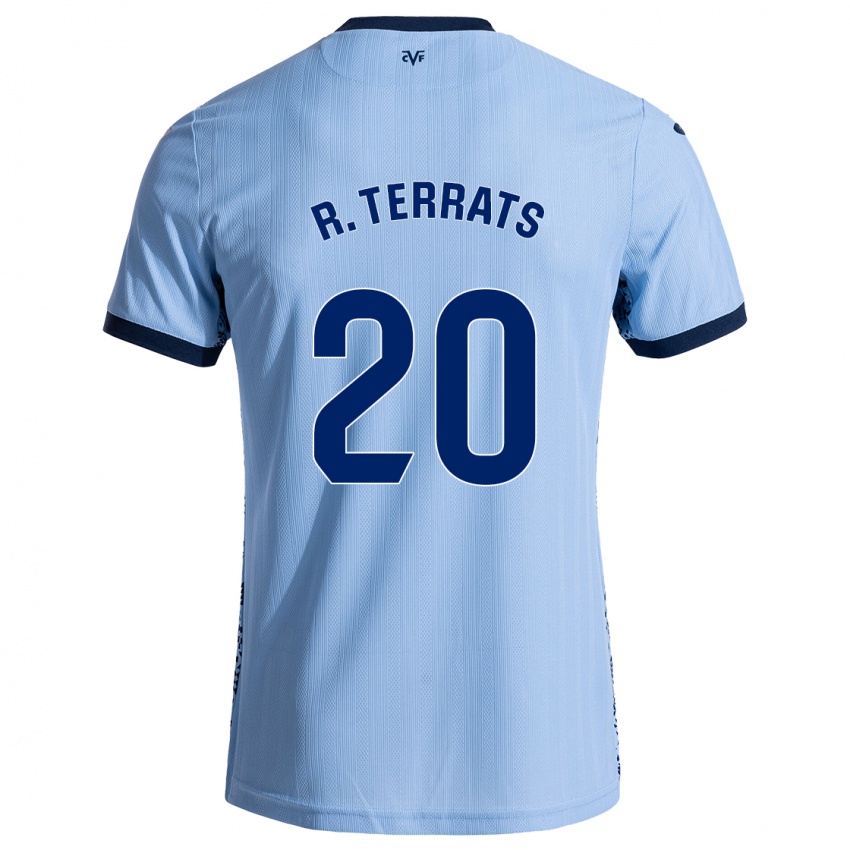 Hombre Camiseta Ramón Terrats #20 Azul Cielo 2ª Equipación 2024/25 La Camisa Perú