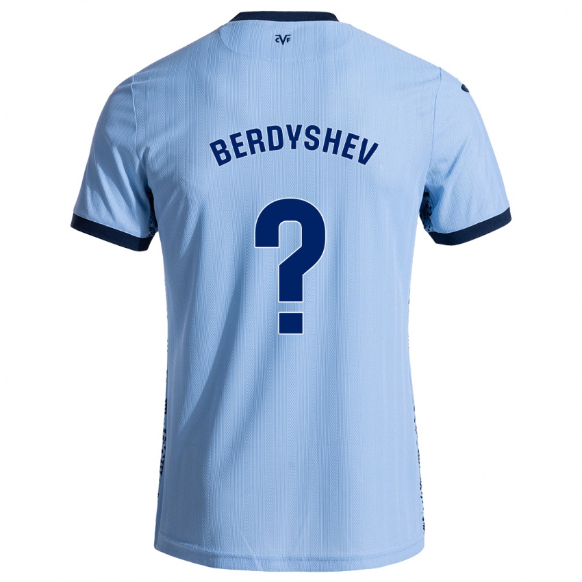 Hombre Camiseta Tikhon Berdyshev #0 Azul Cielo 2ª Equipación 2024/25 La Camisa Perú