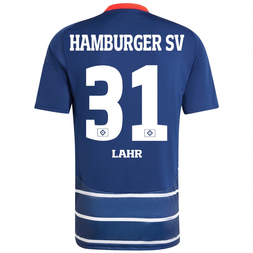 Hombre Camiseta Jobina Lahr #31 Azul Oscuro 2ª Equipación 2024/25 La Camisa Perú