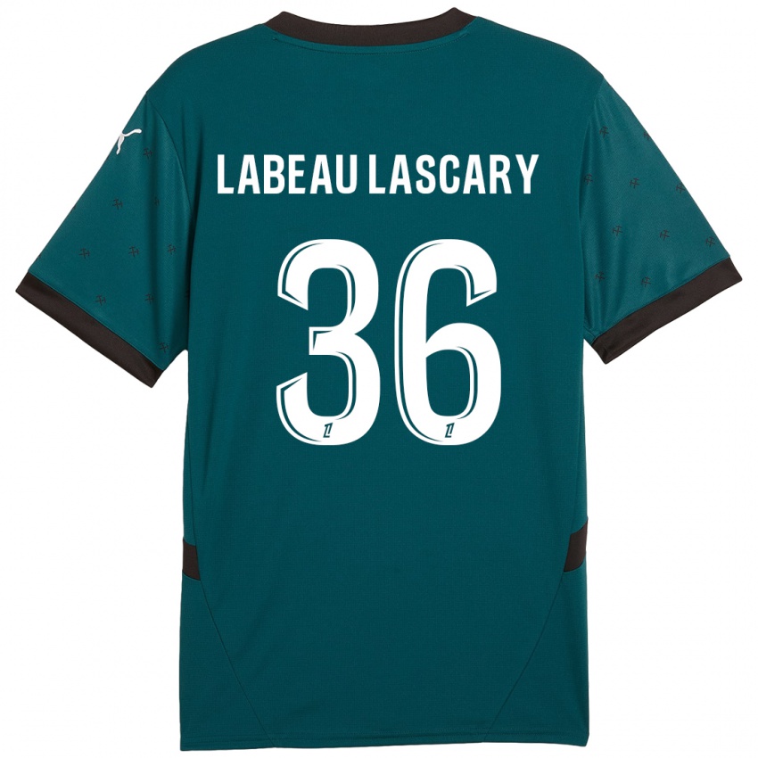 Hombre Camiseta Rémy Labeau Lascary #36 Verde Oscuro 2ª Equipación 2024/25 La Camisa Perú