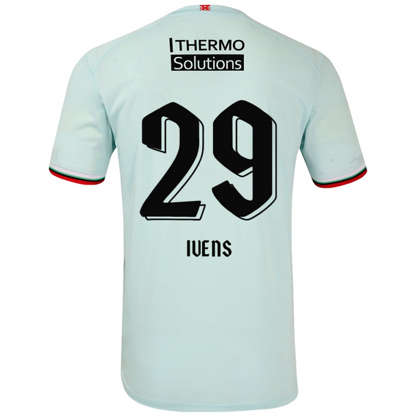 Hombre Camiseta Rose Ivens #29 Verde Claro 2ª Equipación 2024/25 La Camisa Perú