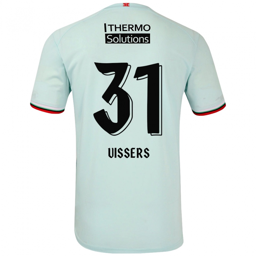 Hombre Camiseta Kiki Vissers #31 Verde Claro 2ª Equipación 2024/25 La Camisa Perú