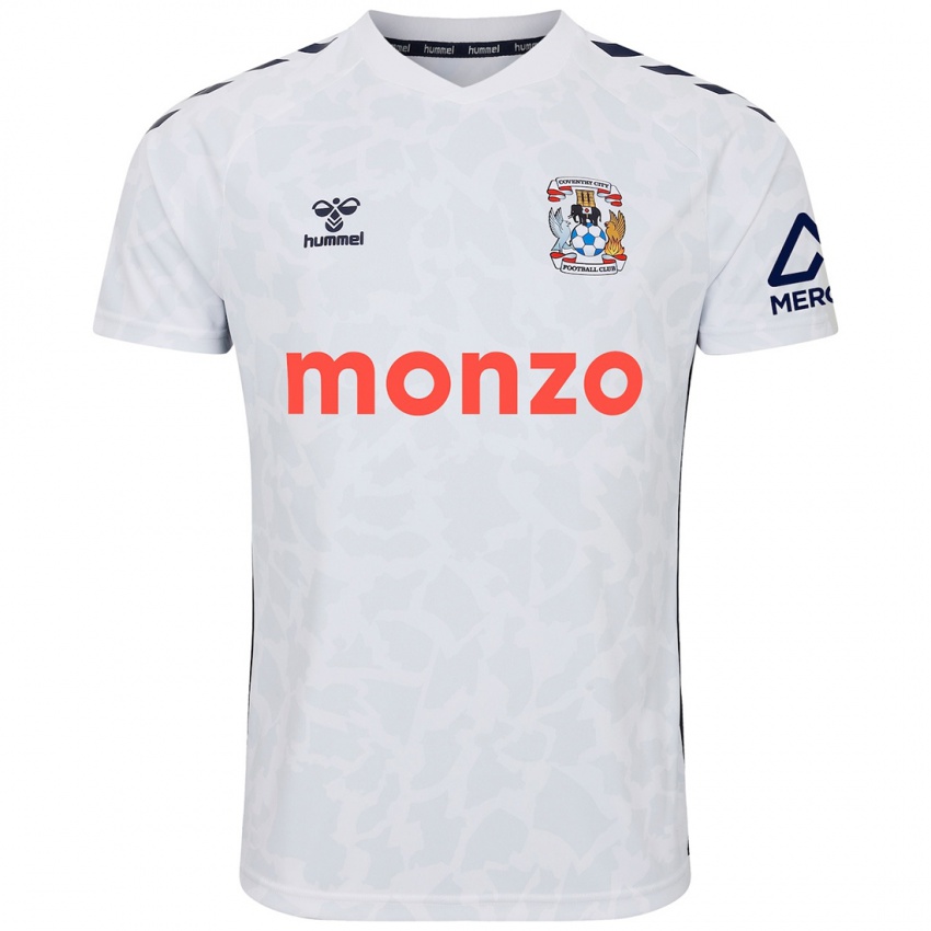 Hombre Camiseta Marlow Barrett #0 Blanco 2ª Equipación 2024/25 La Camisa Perú