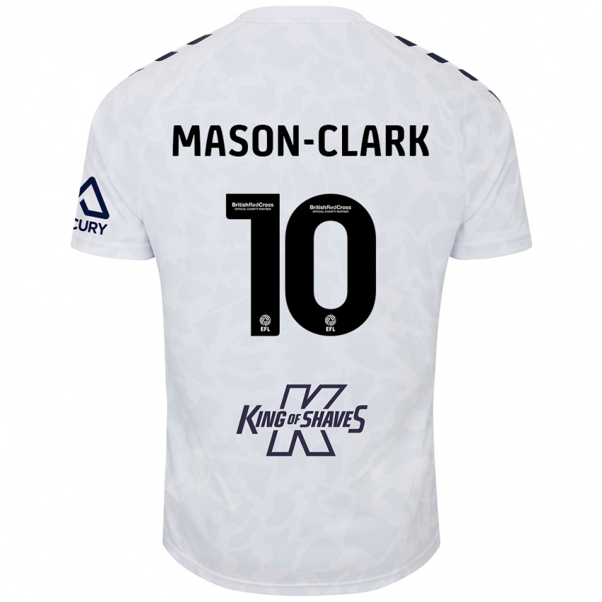 Hombre Camiseta Ephron Mason-Clark #10 Blanco 2ª Equipación 2024/25 La Camisa Perú