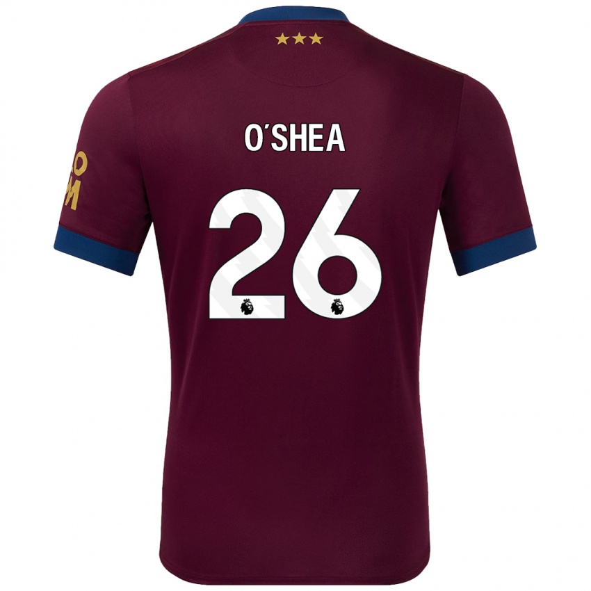 Hombre Camiseta Dara O'shea #26 Marrón 2ª Equipación 2024/25 La Camisa Perú