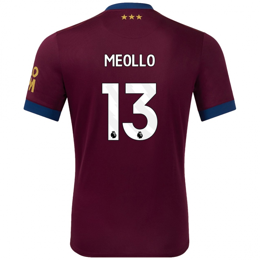 Hombre Camiseta Nina Meollo #13 Marrón 2ª Equipación 2024/25 La Camisa Perú