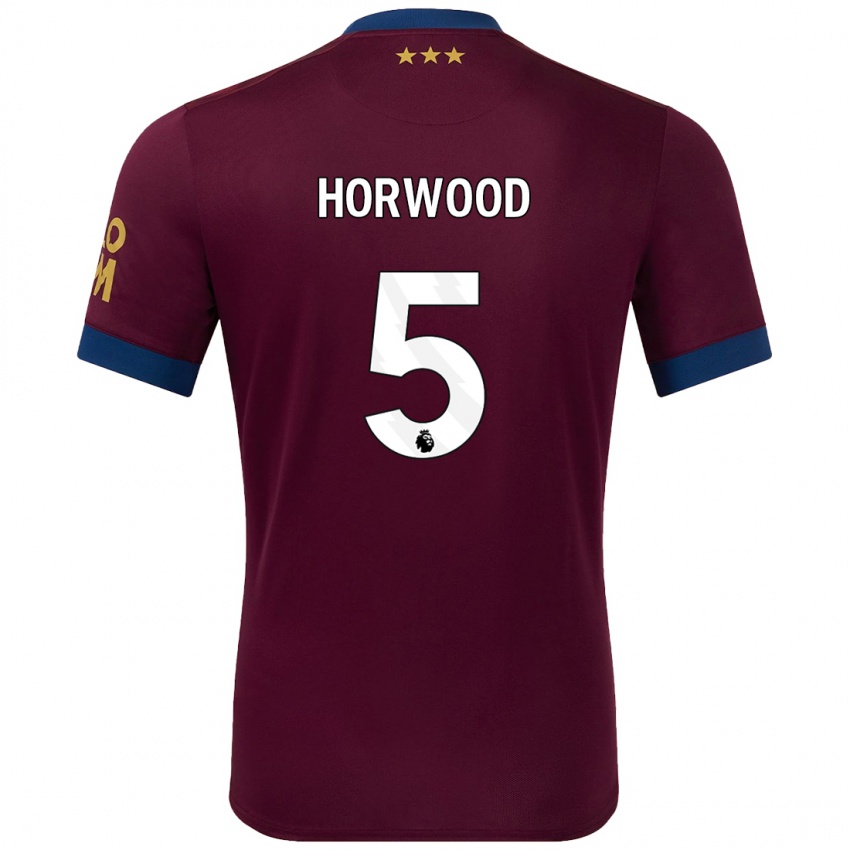 Hombre Camiseta Bonnie Horwood #5 Marrón 2ª Equipación 2024/25 La Camisa Perú