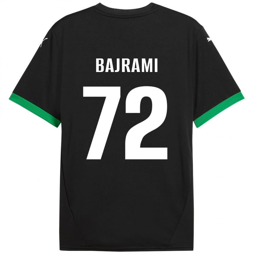 Mujer Camiseta Nedim Bajrami #72 Negro Verde Oscuro 1ª Equipación 2024/25 La Camisa Perú