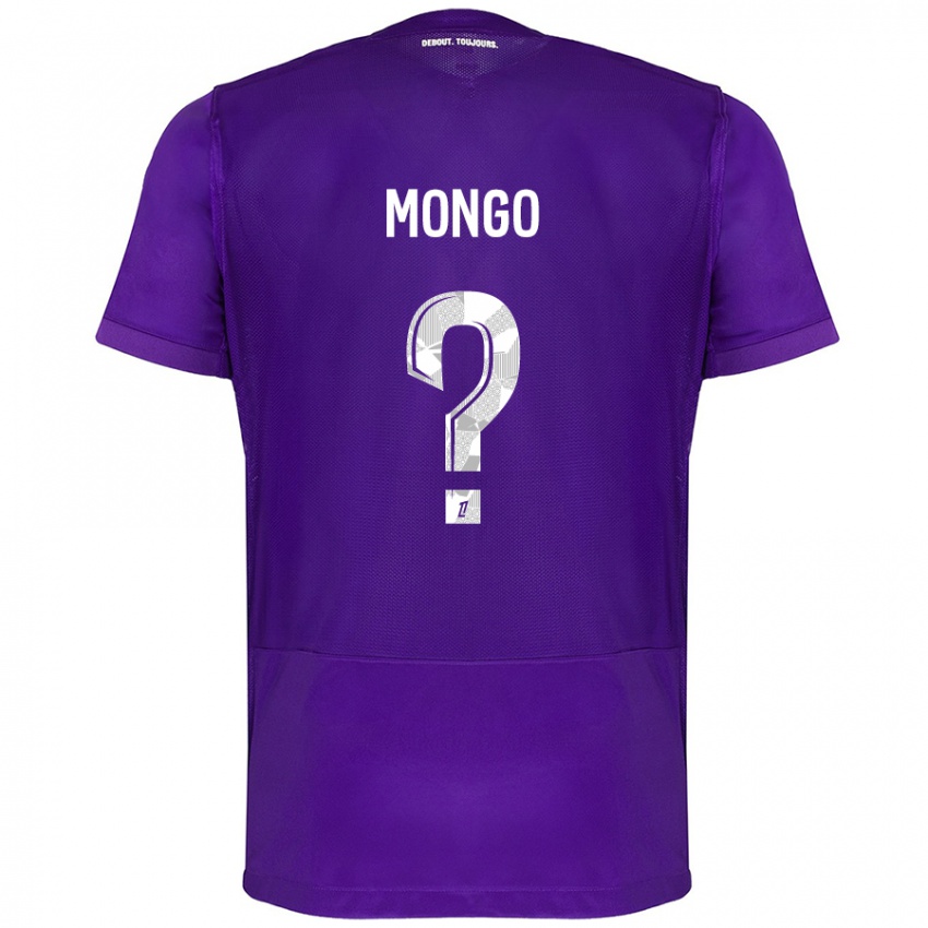 Mujer Camiseta Pierre-Wyatt Mongo #0 Morado Blanco 1ª Equipación 2024/25 La Camisa Perú