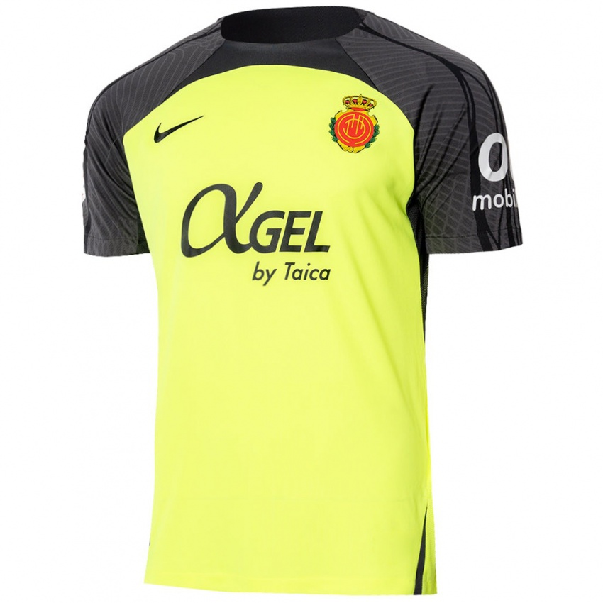 Mujer Camiseta Alex Woiski #0 Verde Fluorescente Negro 2ª Equipación 2024/25 La Camisa Perú