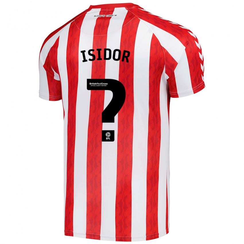 Niño Camiseta Wilson Isidor #0 Rojo Blanco 1ª Equipación 2024/25 La Camisa Perú