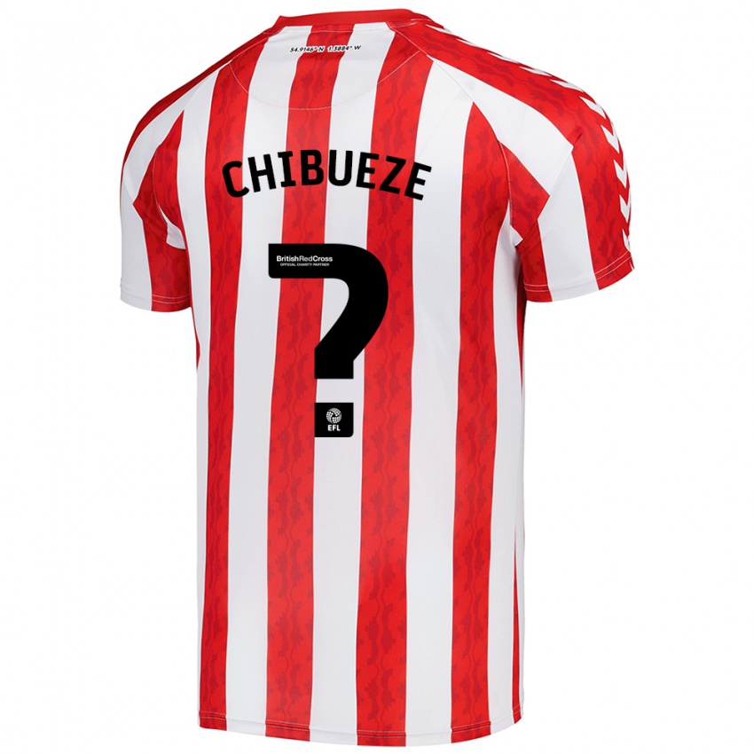 Niño Camiseta Kelechi Chibueze #0 Rojo Blanco 1ª Equipación 2024/25 La Camisa Perú