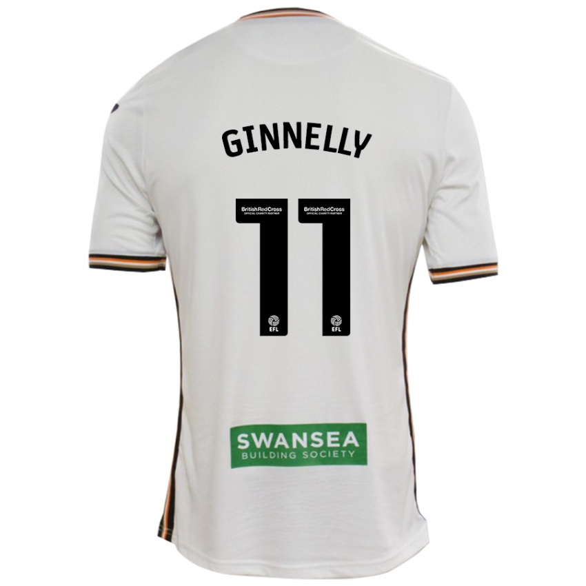 Niño Camiseta Josh Ginnelly #11 Blanco 1ª Equipación 2024/25 La Camisa Perú