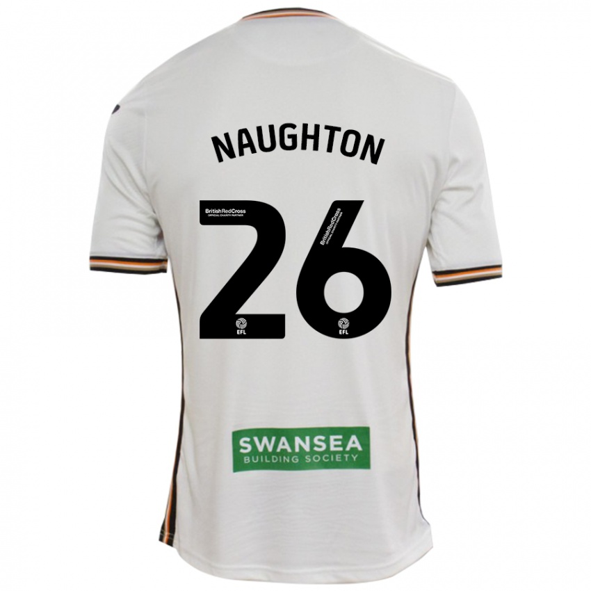 Niño Camiseta Kyle Naughton #26 Blanco 1ª Equipación 2024/25 La Camisa Perú