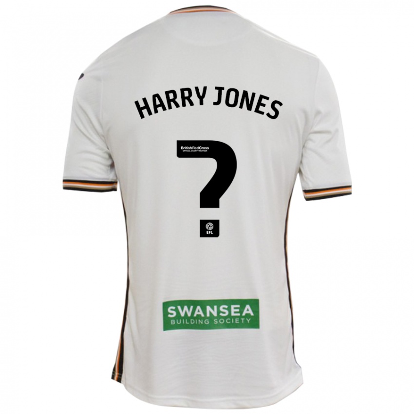 Niño Camiseta Harry Jones #0 Blanco 1ª Equipación 2024/25 La Camisa Perú