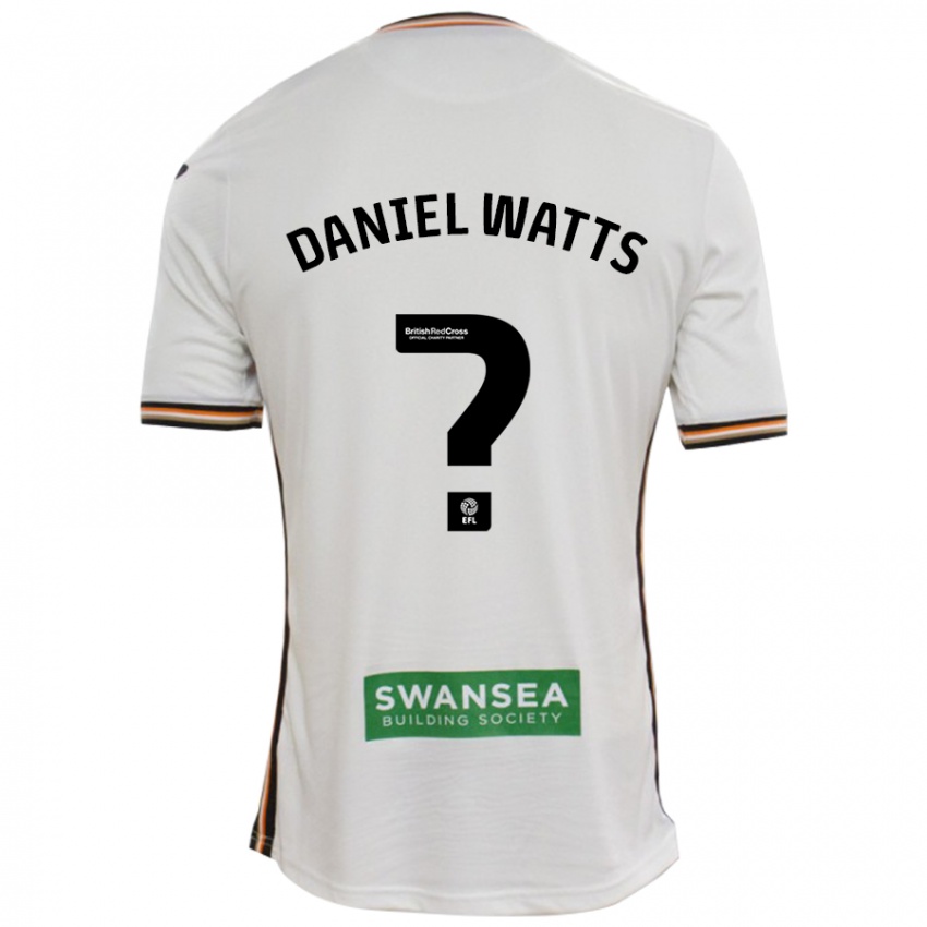 Niño Camiseta Daniel Watts #0 Blanco 1ª Equipación 2024/25 La Camisa Perú